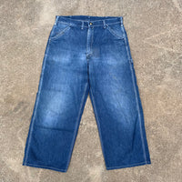 1950’s Long L Lee Denim Carpenter Jeans 34” x 25”