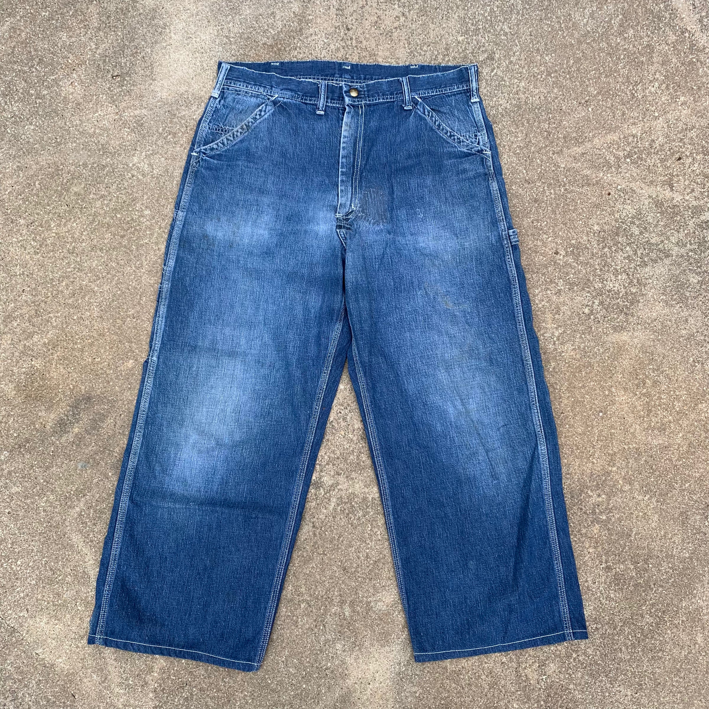 1950’s Long L Lee Denim Carpenter Jeans 34” x 25”