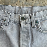 1980’s Levi’s 501 Grey Denim Jean Shorts 30” x 4.5”