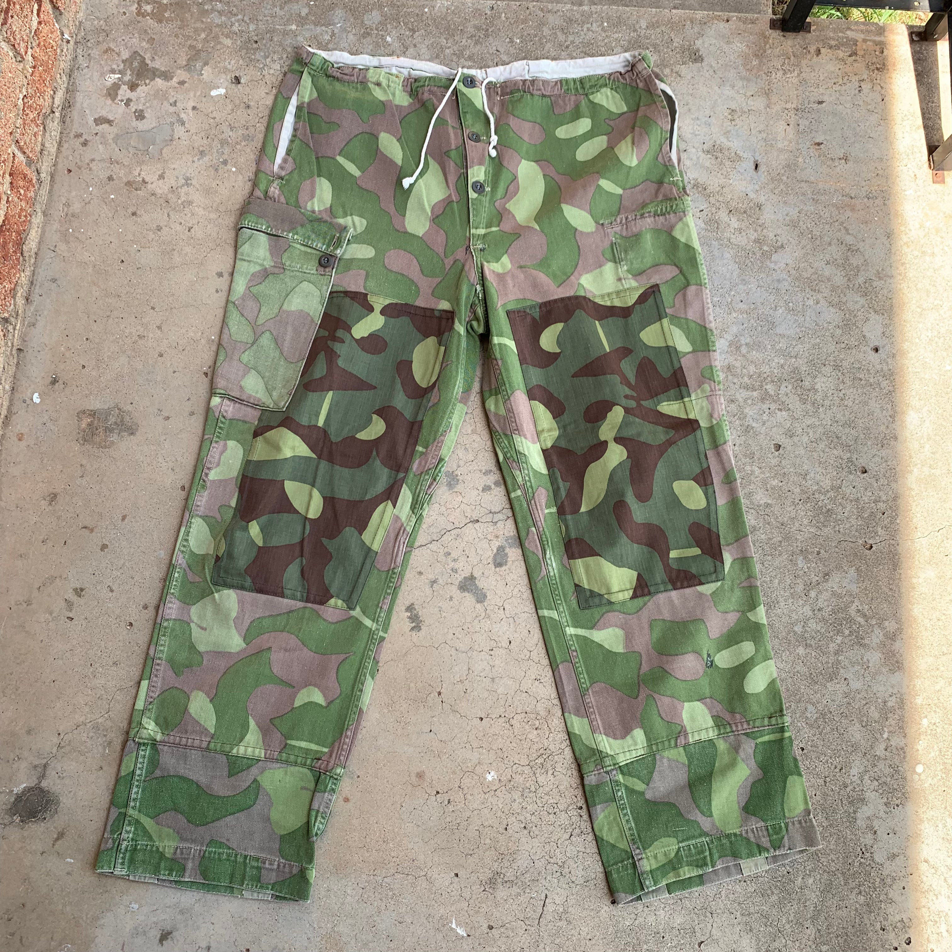 1960’s Finnish M62 Camo Pants 31” - 41” x 31”