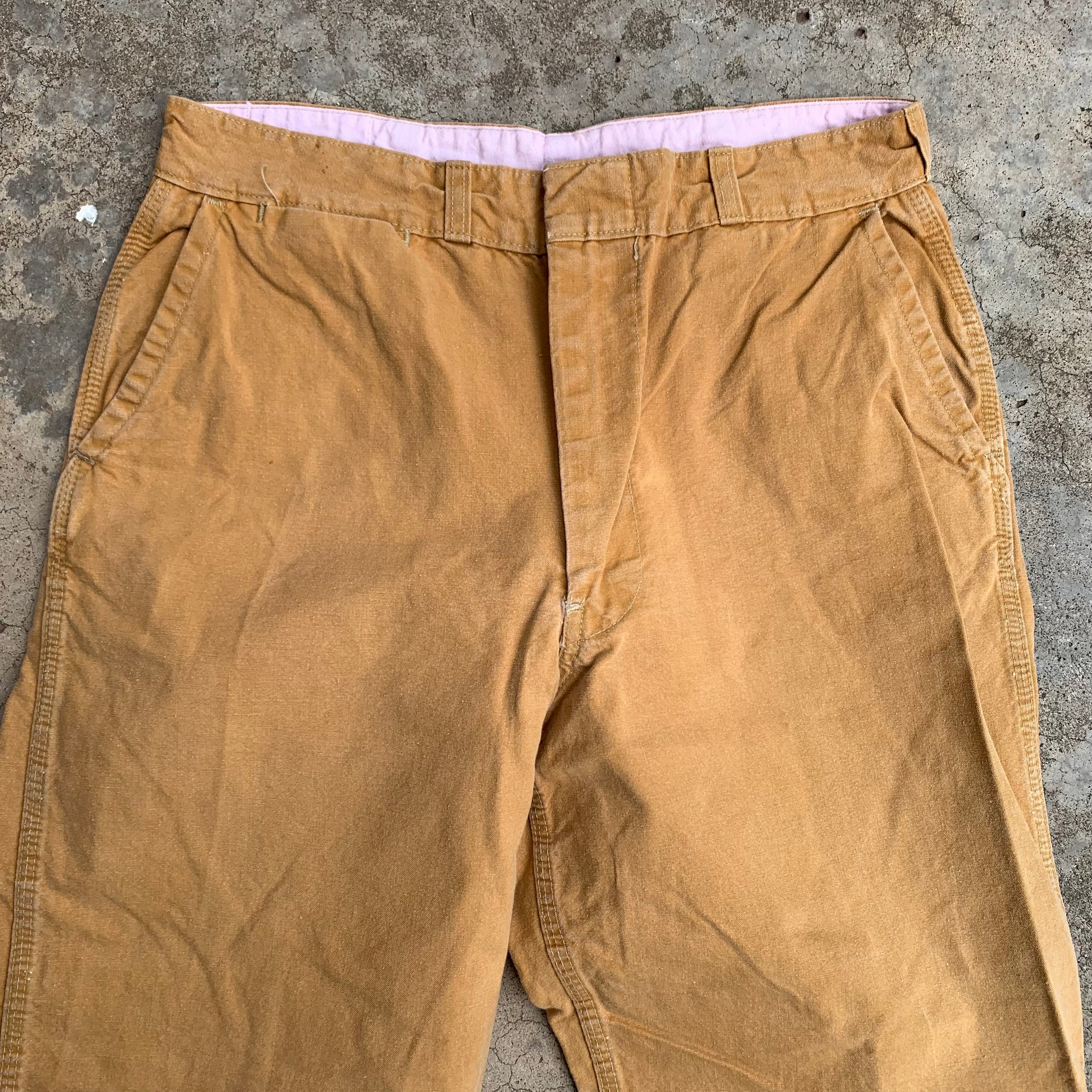 1950's Chief Pontiac Brand Work Pants 32” x 27”
