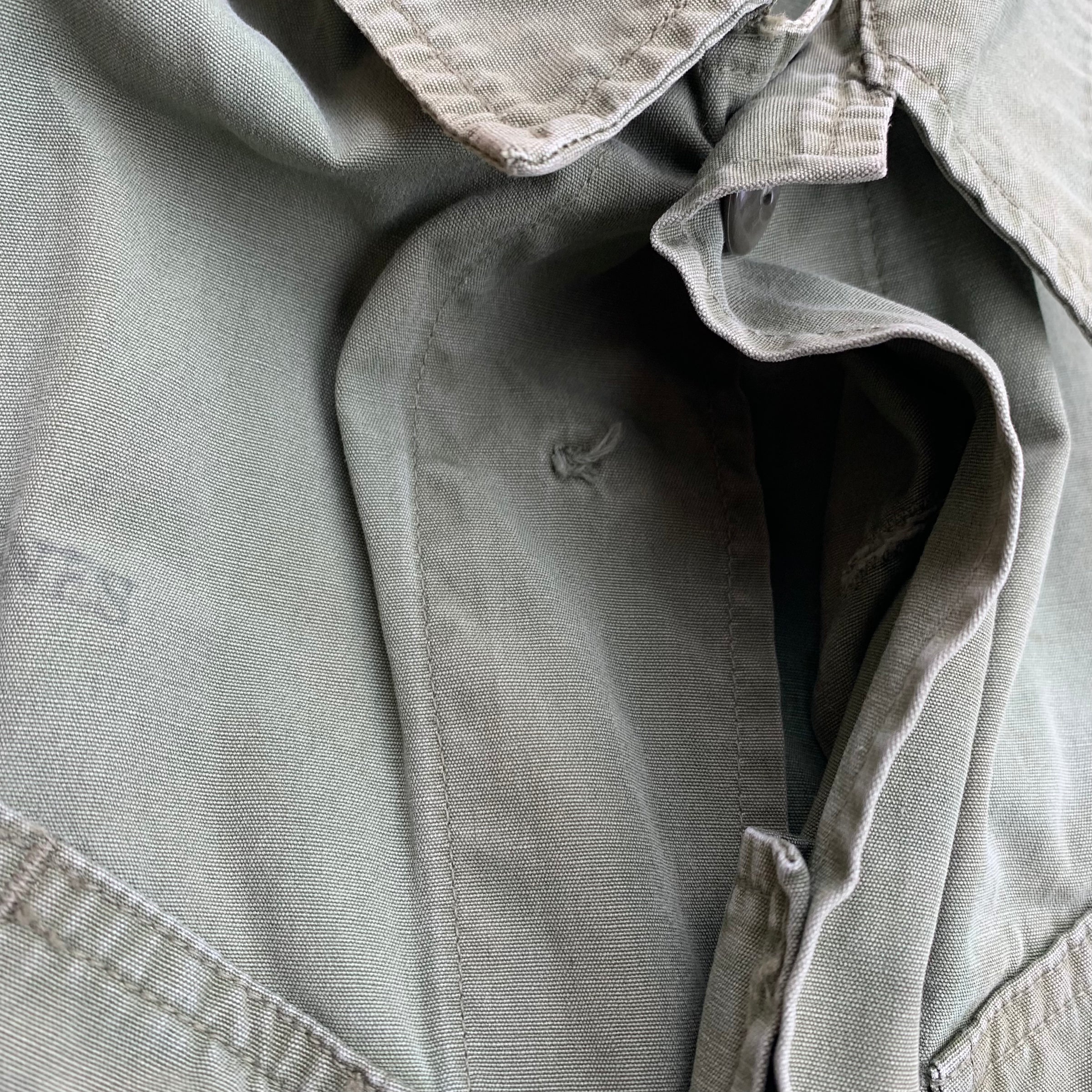 1963 Stenciled First Pattern Jungle Jacket Small Short