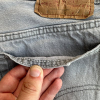 1980’s Levi’s 501 Grey Denim Jean Shorts 30” x 4.5”