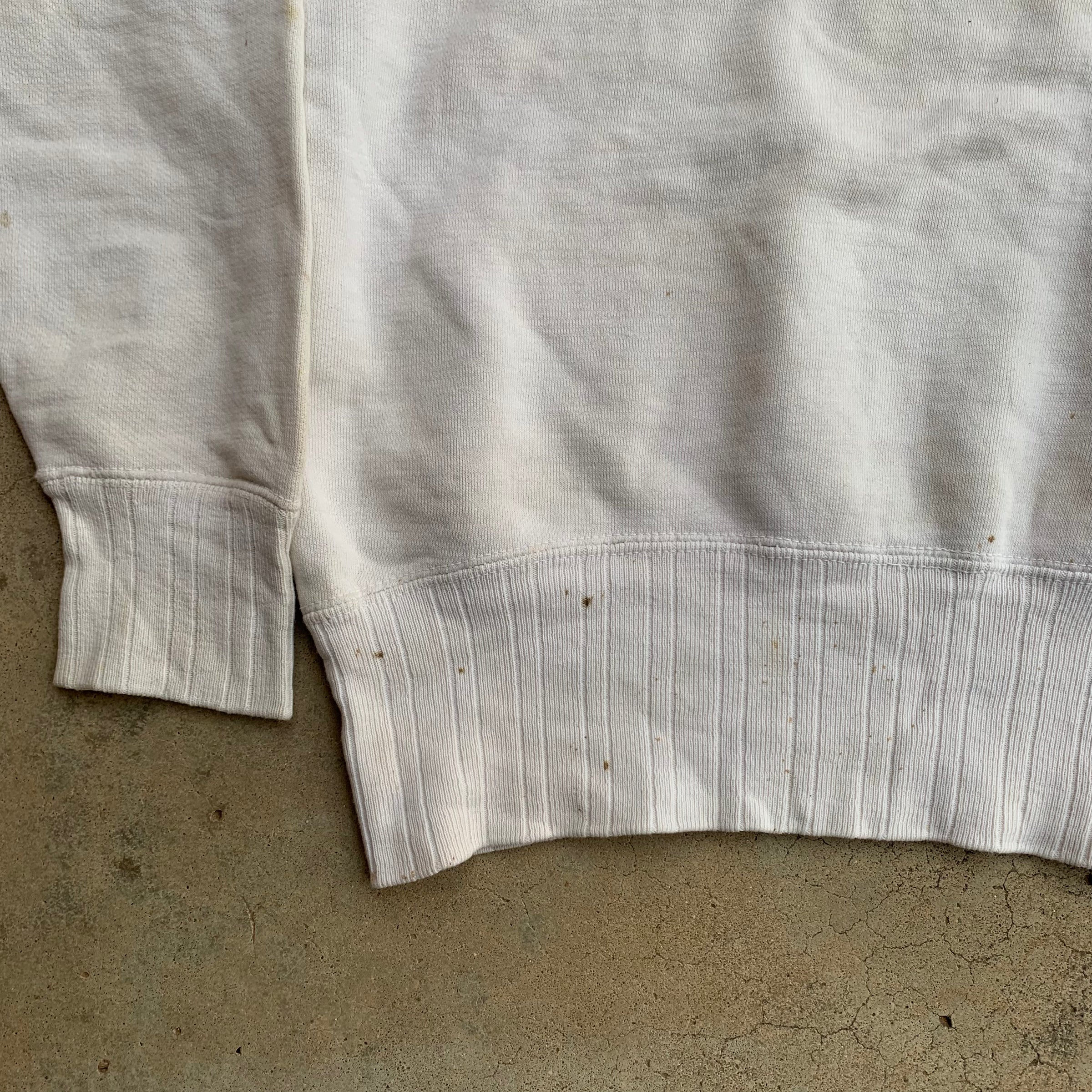 1940’s Thrashed WWII Stenciled Double V Sweatshirt Small