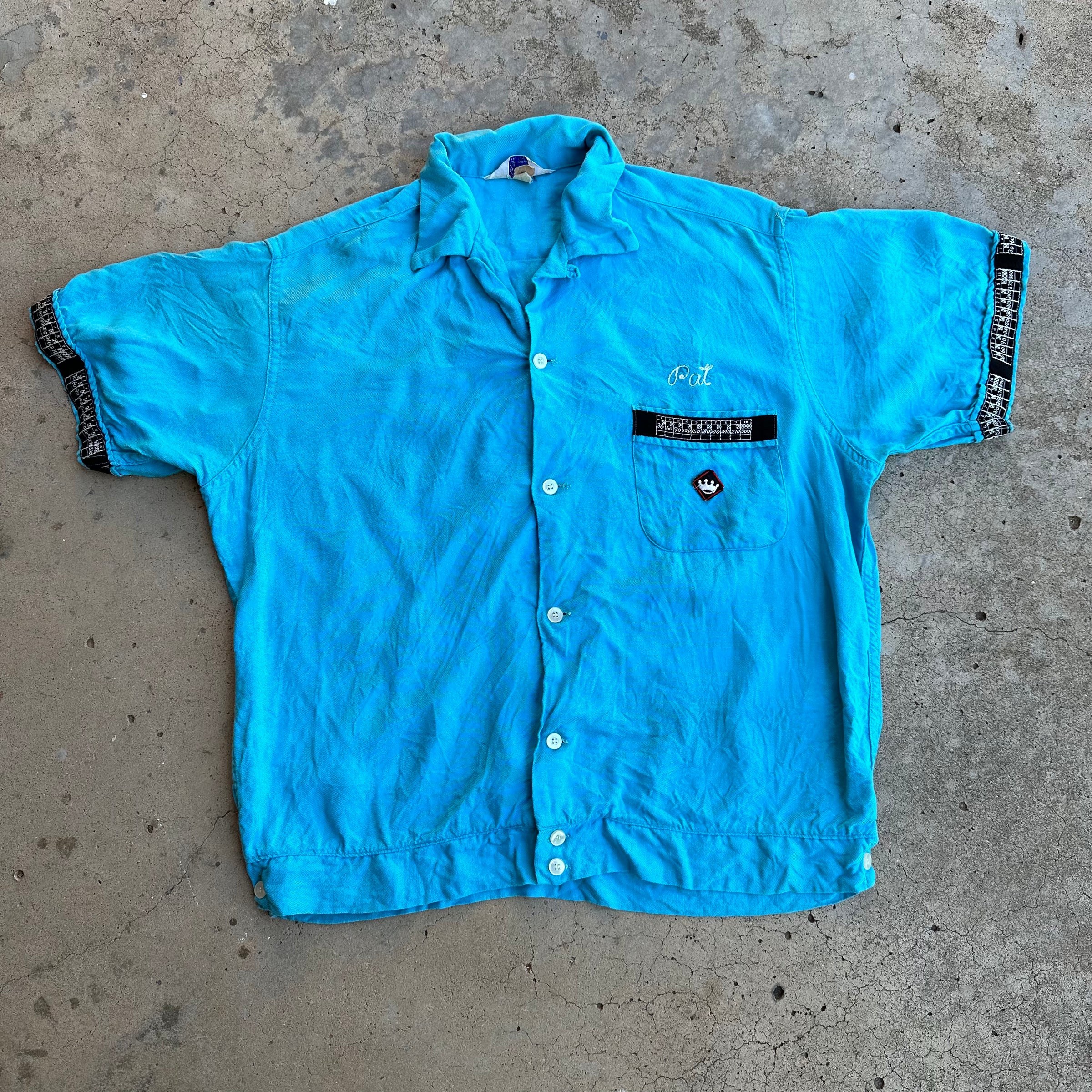 1960’s Alaskan Barber College Bowling Shirt Size 42