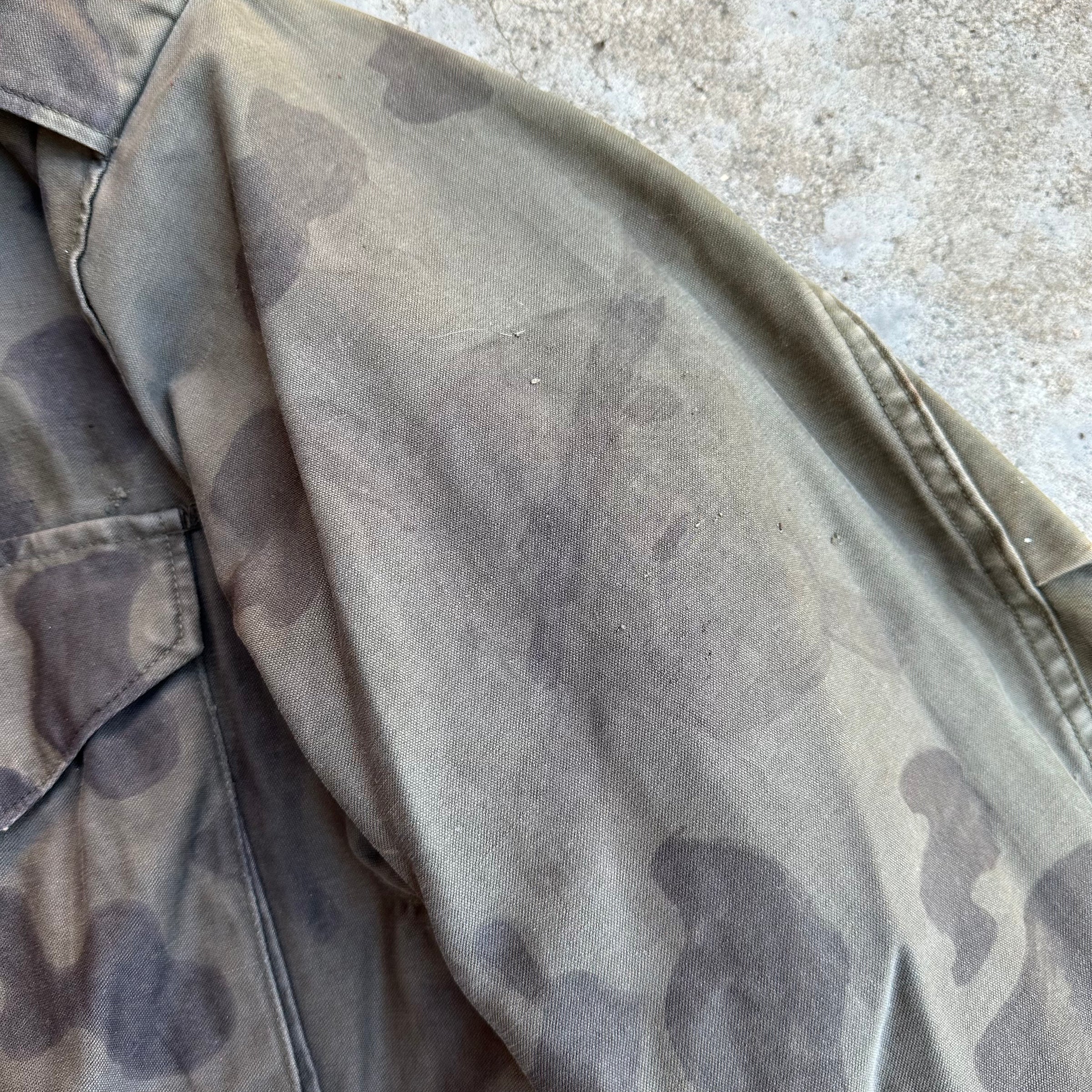1960’s Homemade Camo Ranger M-51 Field Jacket Small Short