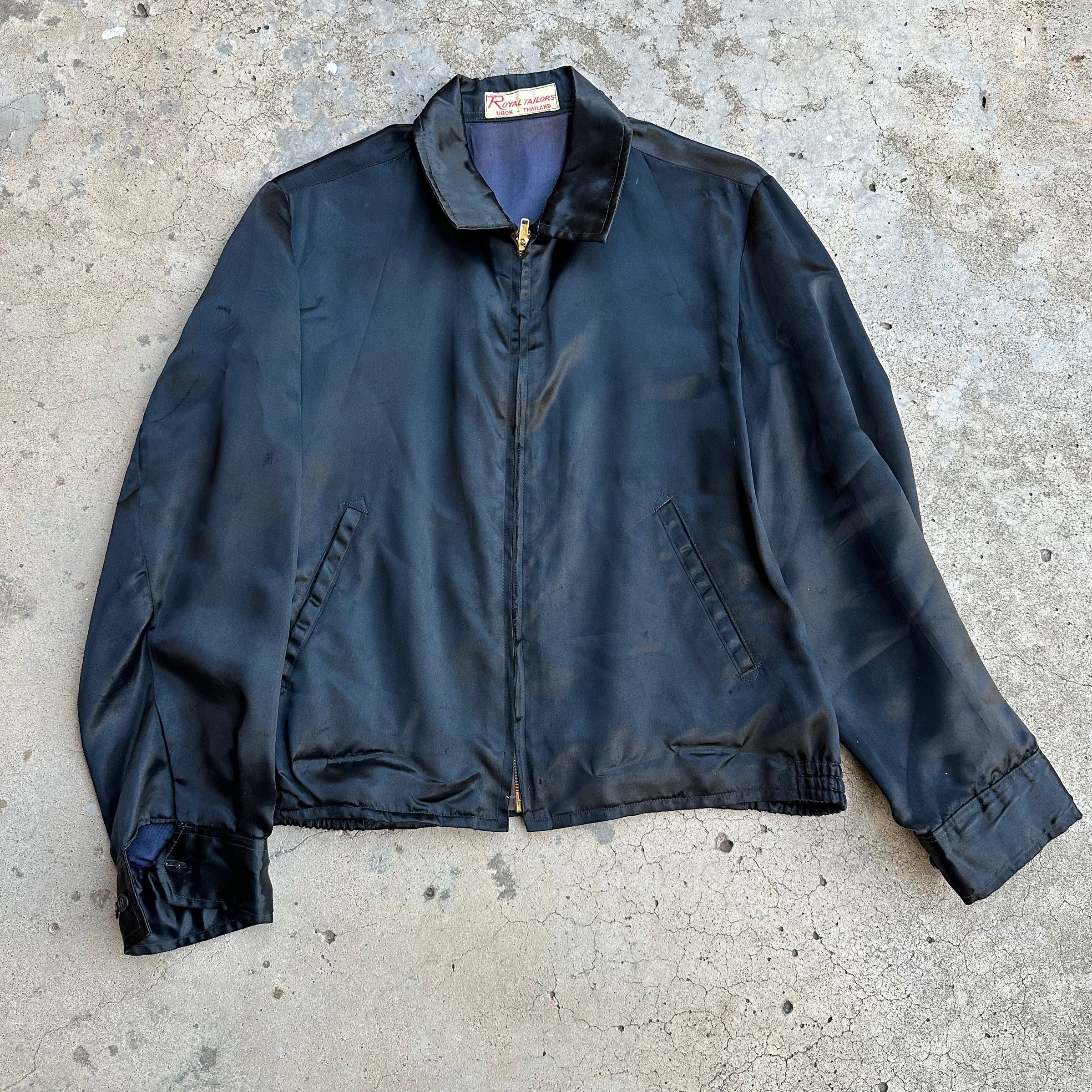 1960’s Vietnam War Thai Made Silk Souvenir Jacket Small
