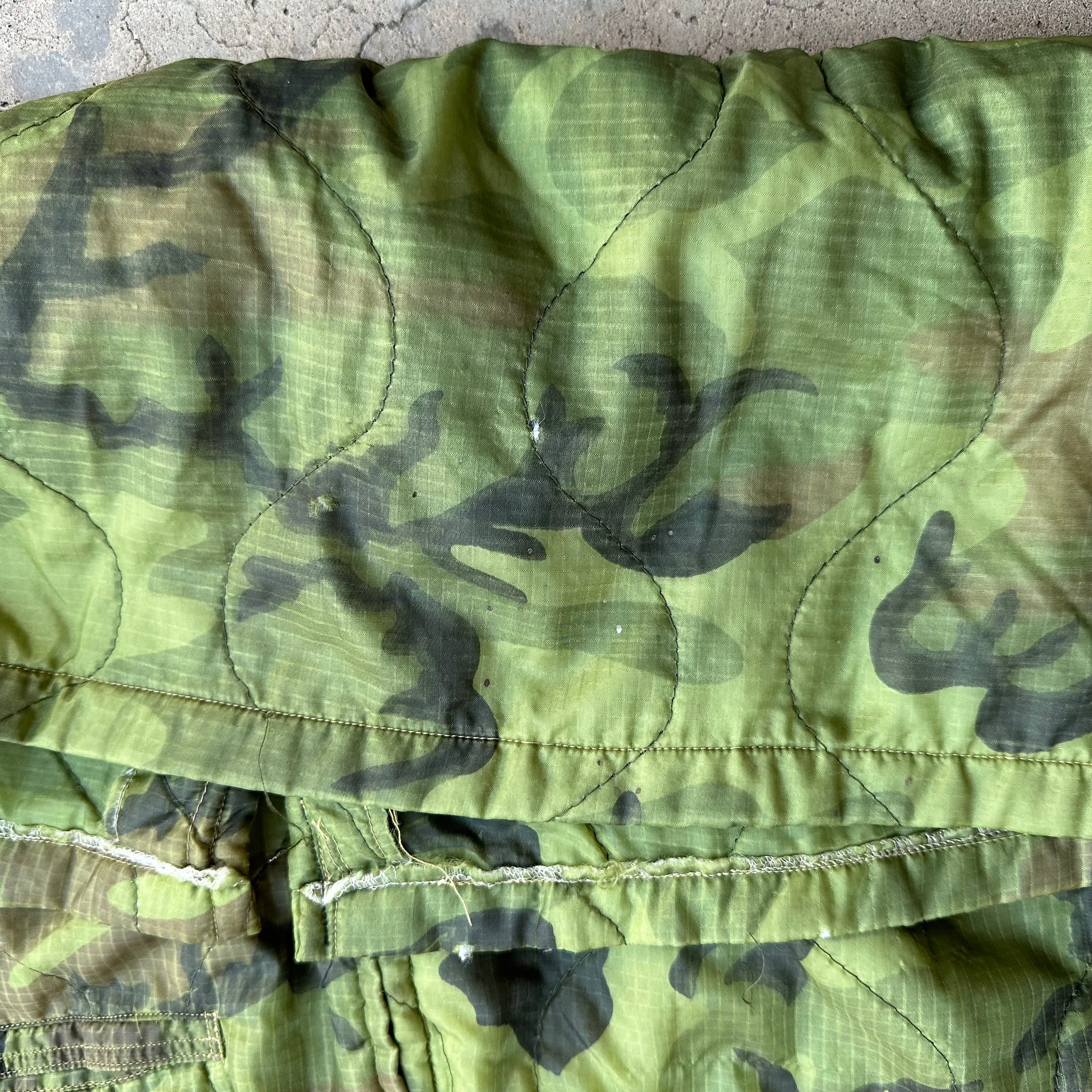 1960’s Vietnam War ERDL Camo Souvenir Jacket Small