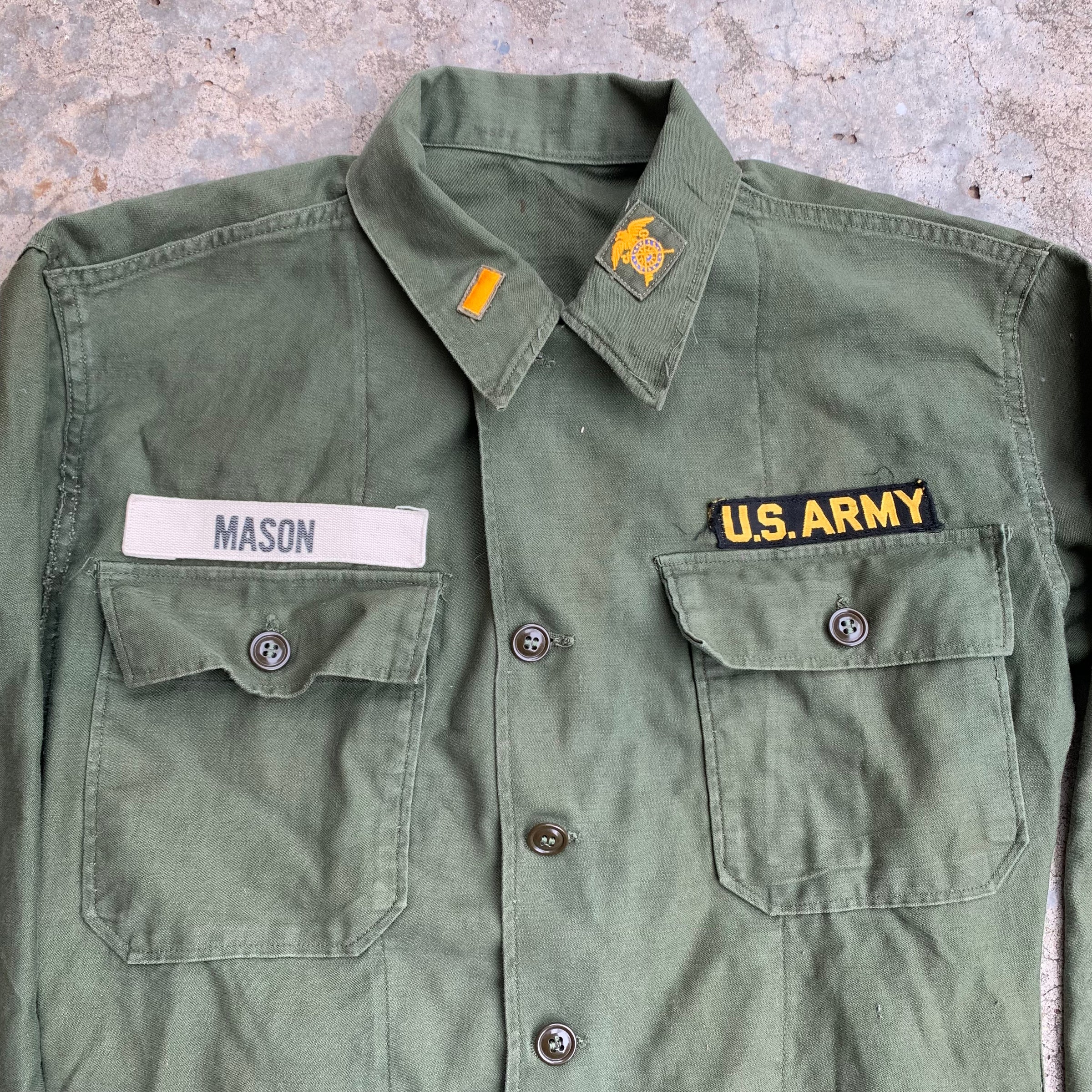 1950’s/60’s US Army First Pattern Fatigue Shirt Medium