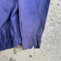 1950’s Purple Campus Nylon Rockabilly Work Jacket Size 42