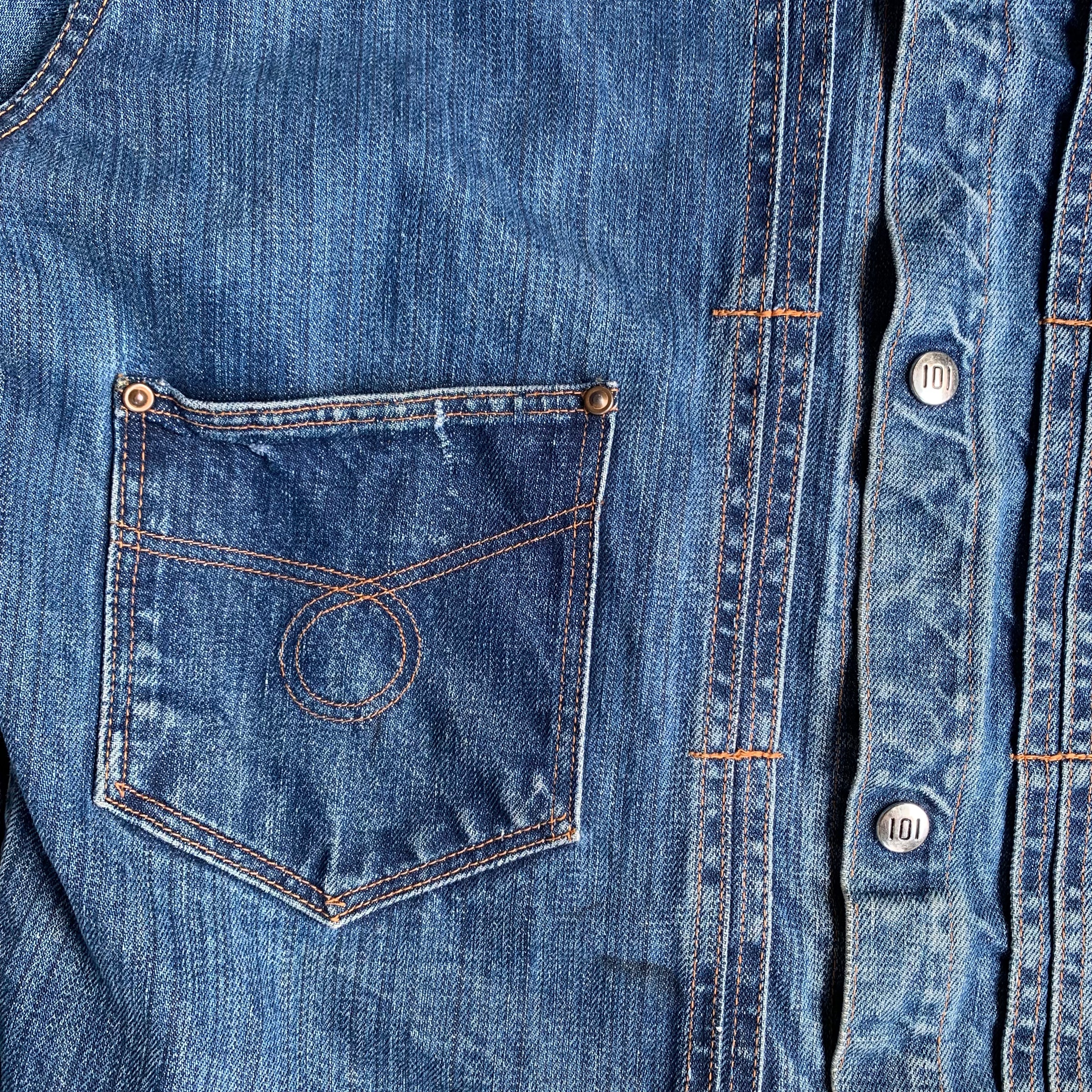 1950’s Montgomery Ward 101 Type 2 Style Denim Jacket 25” Chest