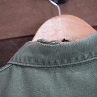 1960's Vietnam War USAF Patched Short Sleeve OG-107 Fatigue Shirt S/M