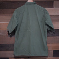 1960's Vietnam War US Army OG-107 Fatigue Shirt with Cut Sleeves Medium