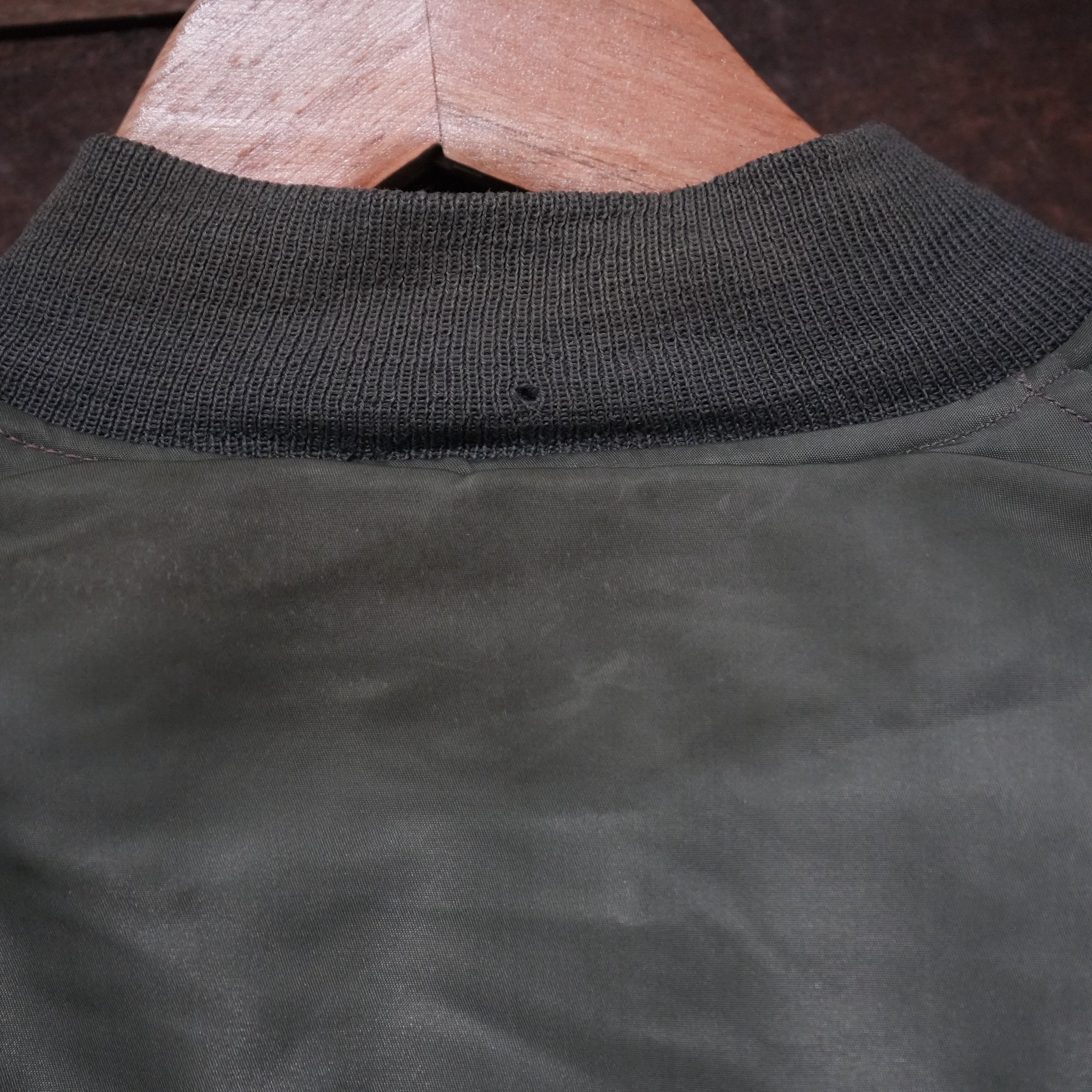 1950's Sage Green US Air Force Reversible MA-1 Bomber Jacket Large