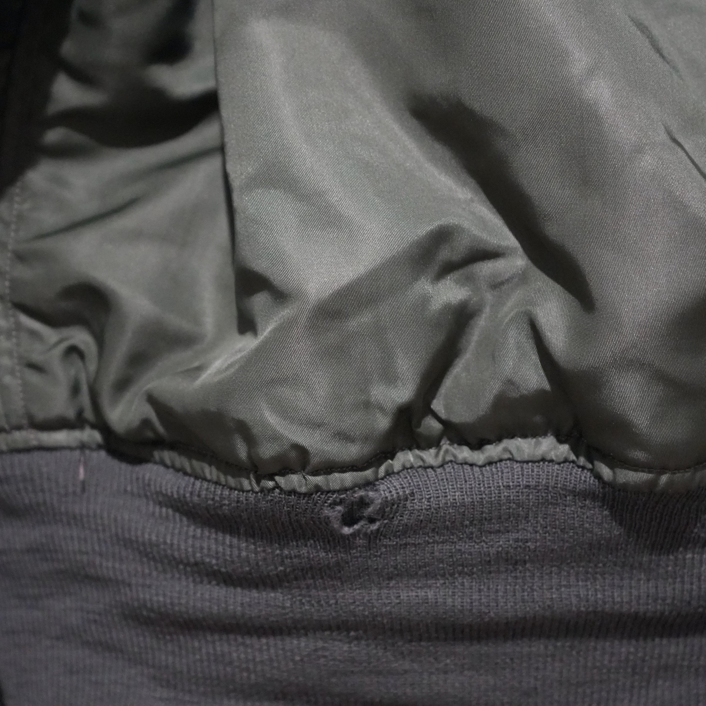 1950's Sage Green US Air Force Reversible MA-1 Bomber Jacket Large