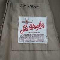 1960's Sea Breaker Khaki US Navy Windbreaker M/L