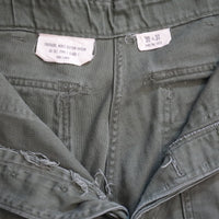 1960's Vietnam War OG-107 Fatigue Pants 29" x 28"