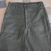 1960's-1970's Vietnam War OG-107 Fatigue Pants 28" x 29.5"