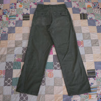 1960's-1970's Vietnam War OG-107 Fatigue Pants 28" x 29.5"