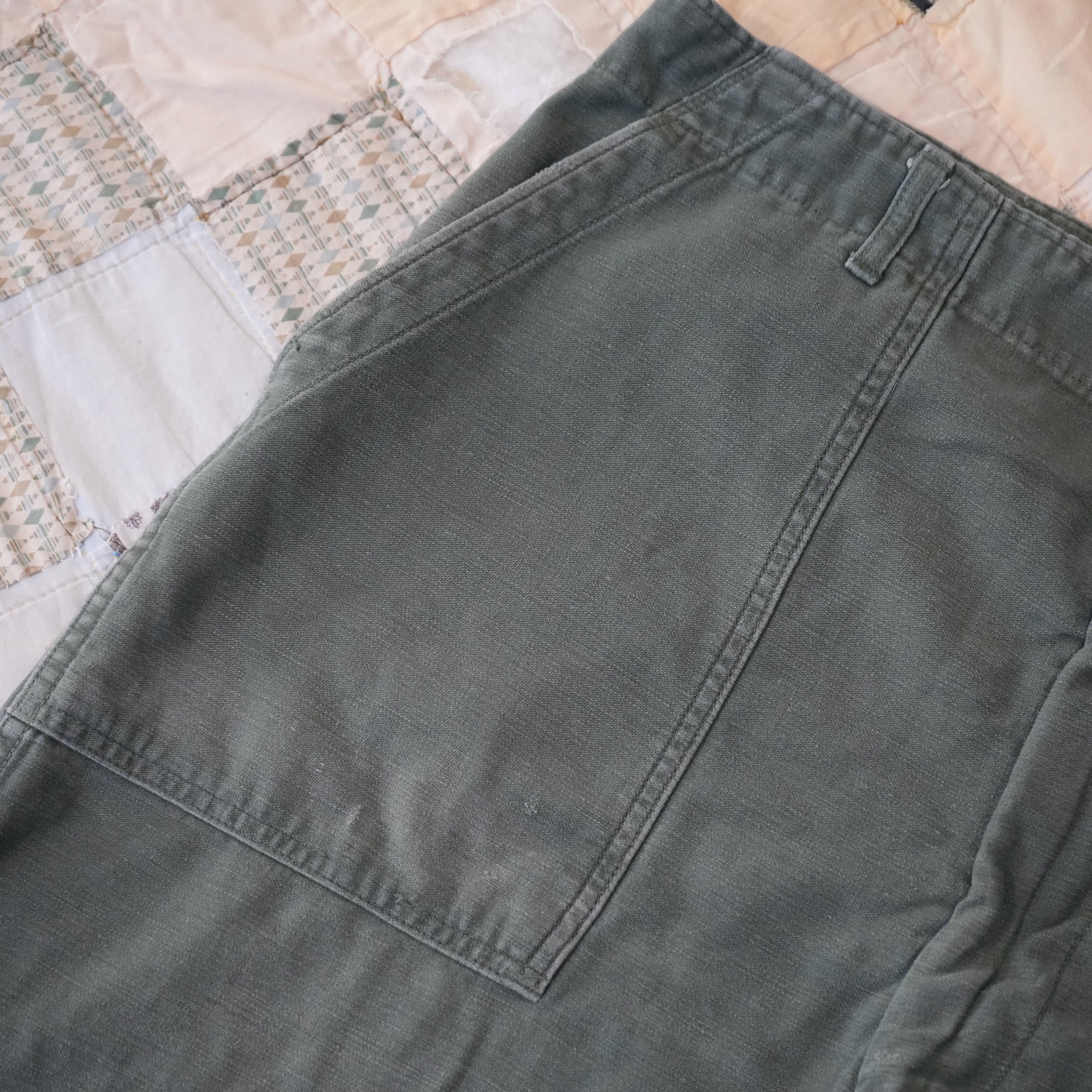 1960's/1970's Vietnam War OG-107 Fatigue Pants 36" x 28"
