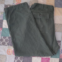 1960's/1970's Vietnam War OG-107 Fatigue Pants 36" x 28"