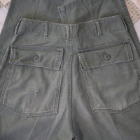 1960's Vietnam War OG-107 Fatigue Pants 30" x 29"