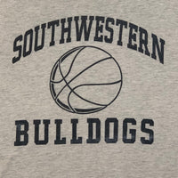 1990's Faded Heather Grey Southwestern Bulldogs Basketball T-Shirt Large
