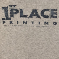 1990's Faded Heather Grey Southwestern Bulldogs Basketball T-Shirt Large