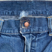 1950's Strong Reliable Denim Carpenter Jeans 32" x 30"