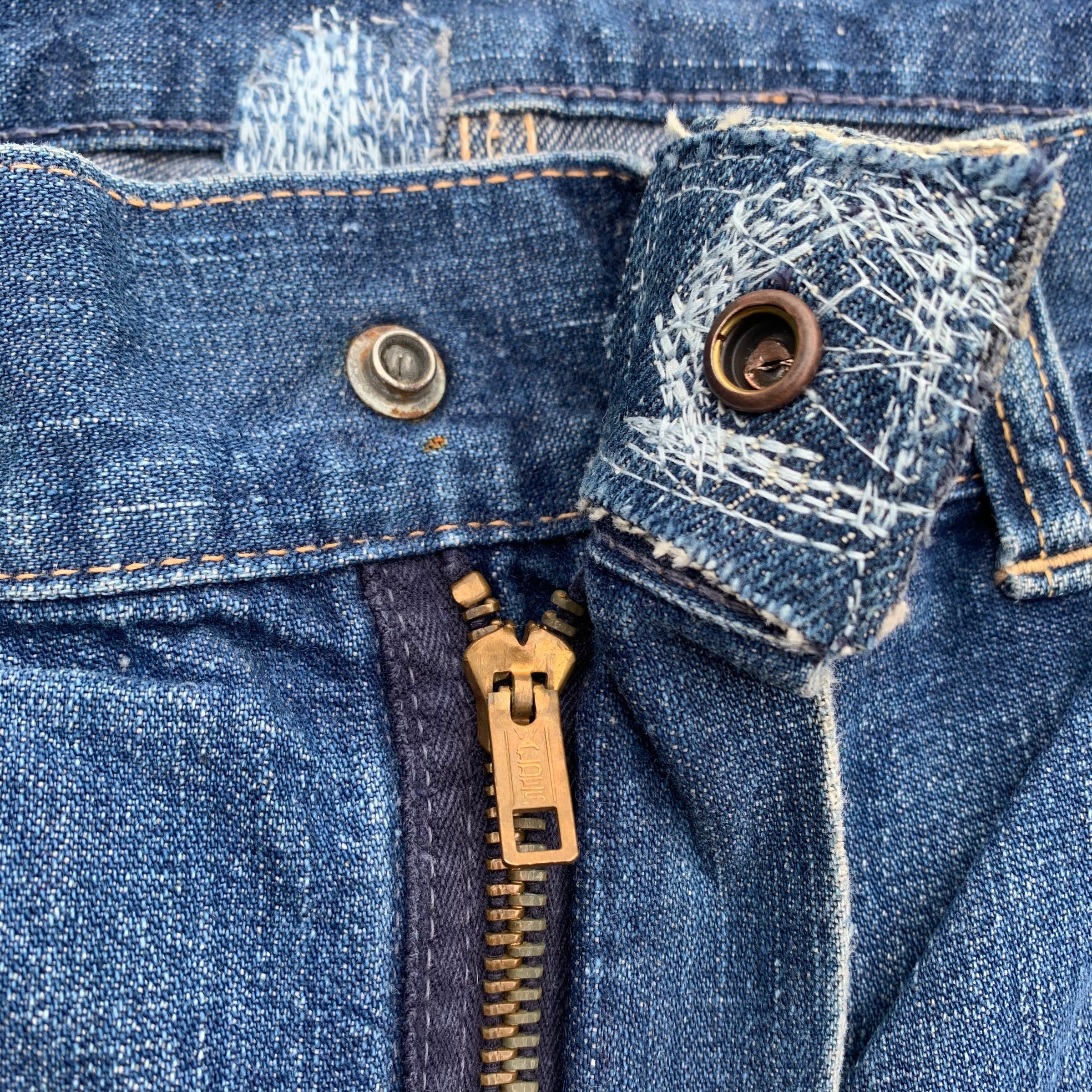 1950's Strong Reliable Denim Carpenter Jeans 32" x 30"