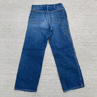 1950's Strong Reliable Denim Carpenter Jeans 32" x 30"