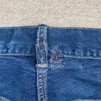 1950's Strong Reliable Denim Carpenter Jeans 32" x 30"