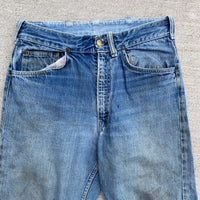 1960's Buckaroo by Big Smith Light Wash Straight Leg Denim Jeans 28.5" x 30"