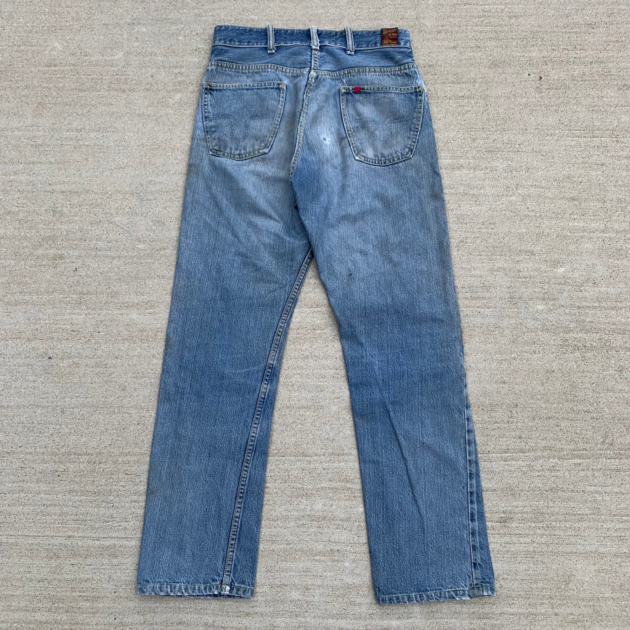 1960's Buckaroo by Big Smith Light Wash Straight Leg Denim Jeans 28.5" x 30"