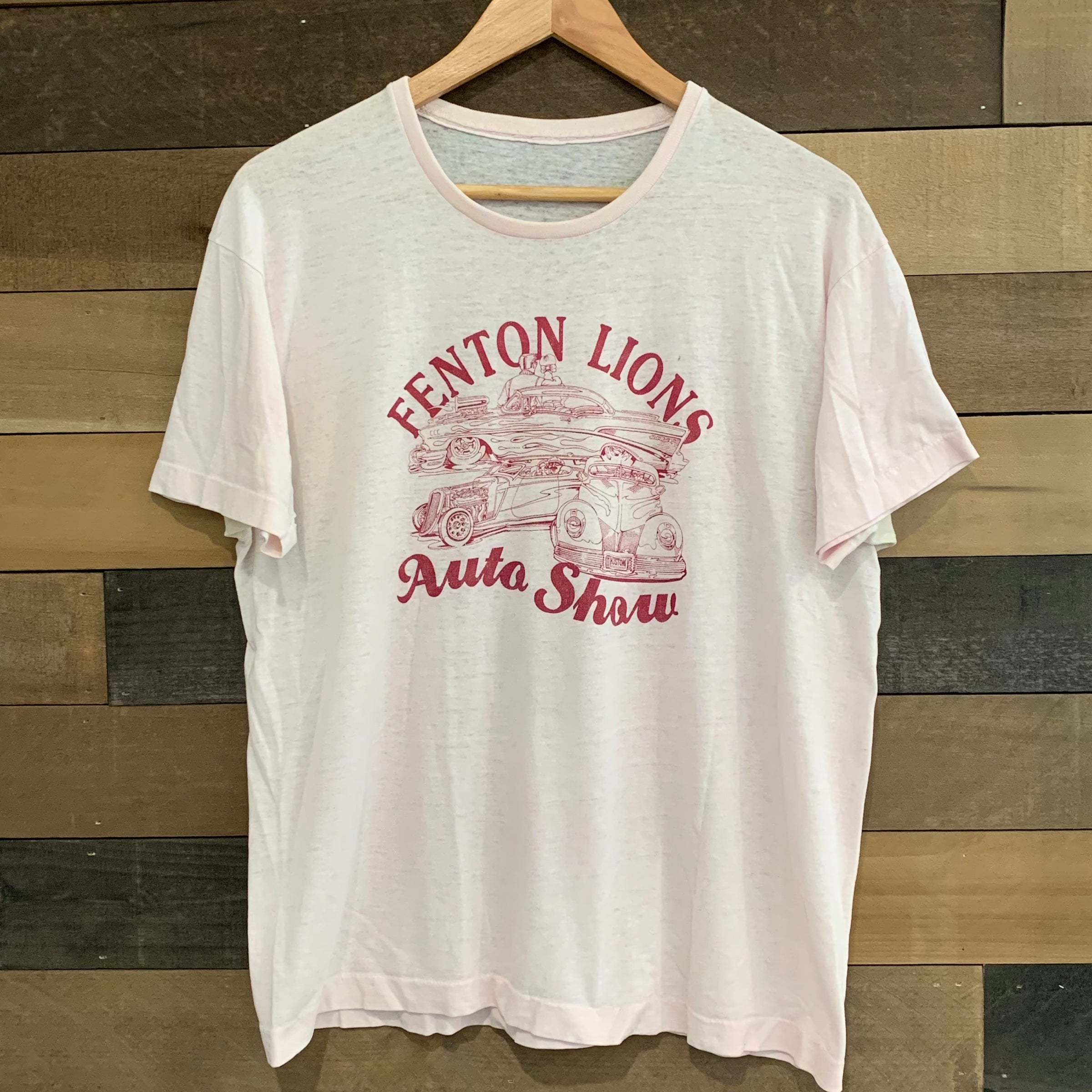 1960's Fenton Lions Auto Show Hot Rod T-Shirt Large