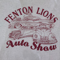 1960's Fenton Lions Auto Show Hot Rod T-Shirt Large