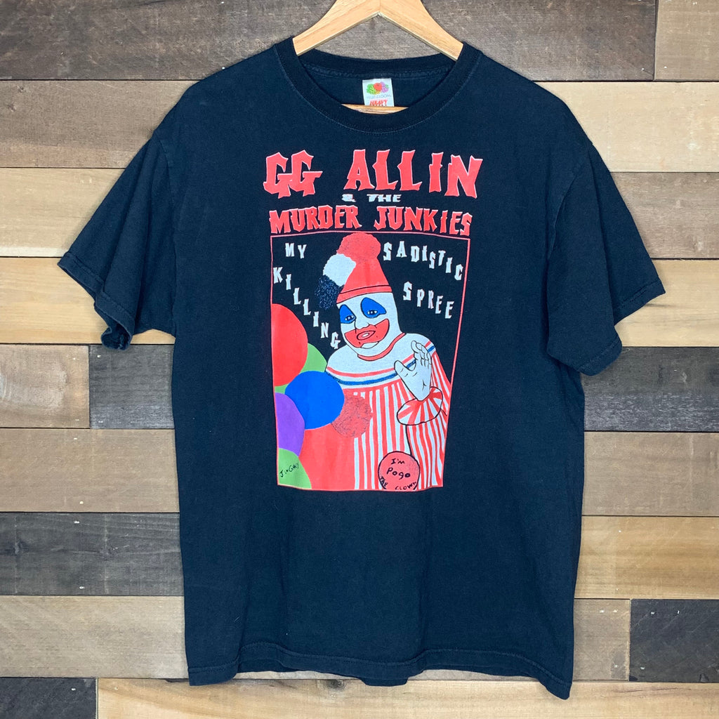 Early 2000's GG Allin \u0026 The Murder Junkies Band T-Shirt L/XL – Little Chum  Vintage, image size:1024x1024