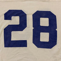 1960's White Numbered King O'Shea Durene Jersey Large