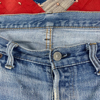 1970’s Single Stitch Levi’s 501 Redlines 37” Waist