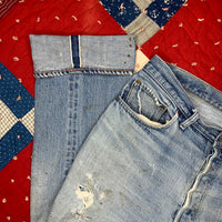 1970’s Single Stitch Levi’s 501 Redlines 37” Waist