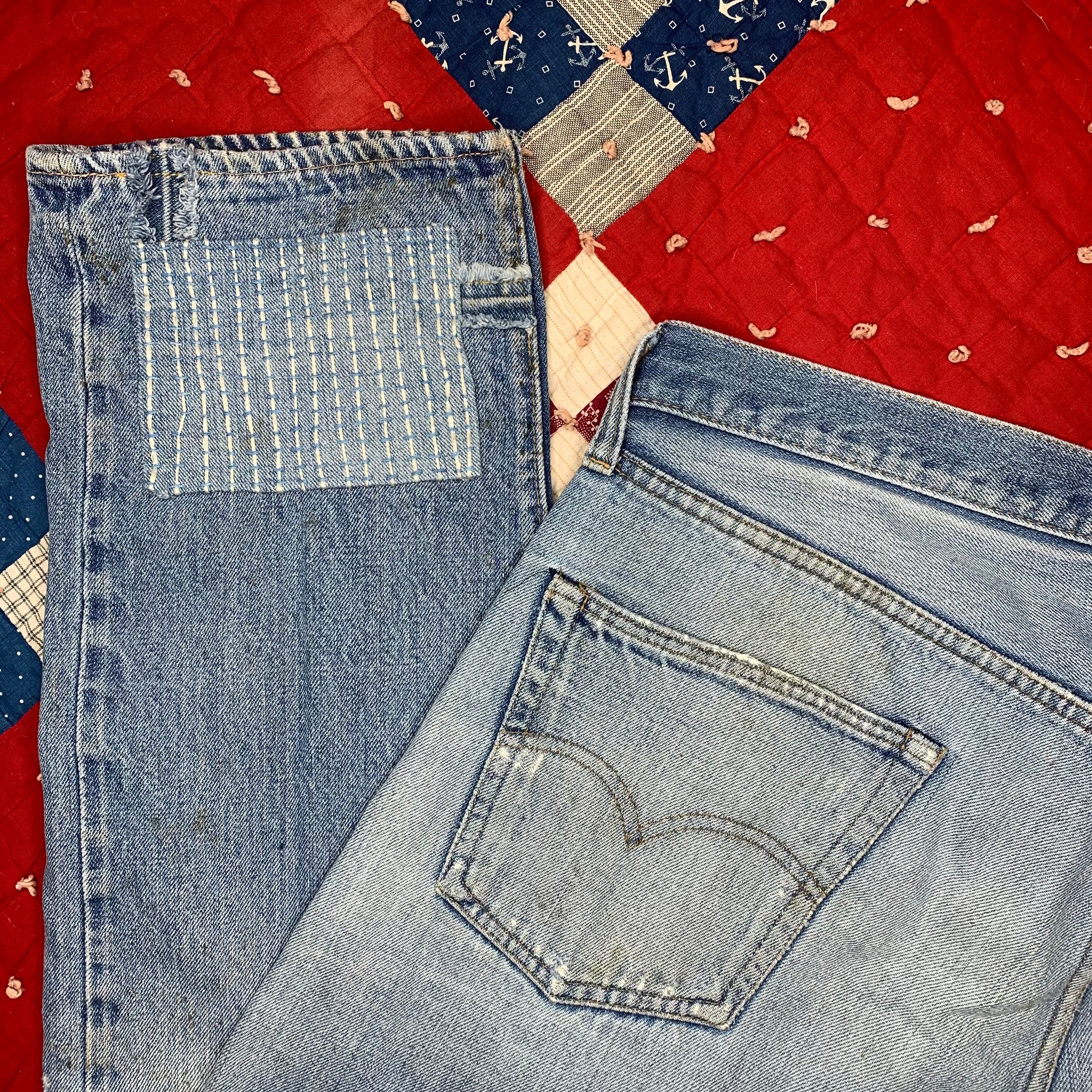 1970’s Single Stitch Levi’s 501 Redlines 37” Waist