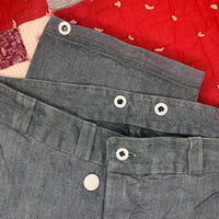 1930’s/1940’s Swiss Military Denim Pants 35” Waist