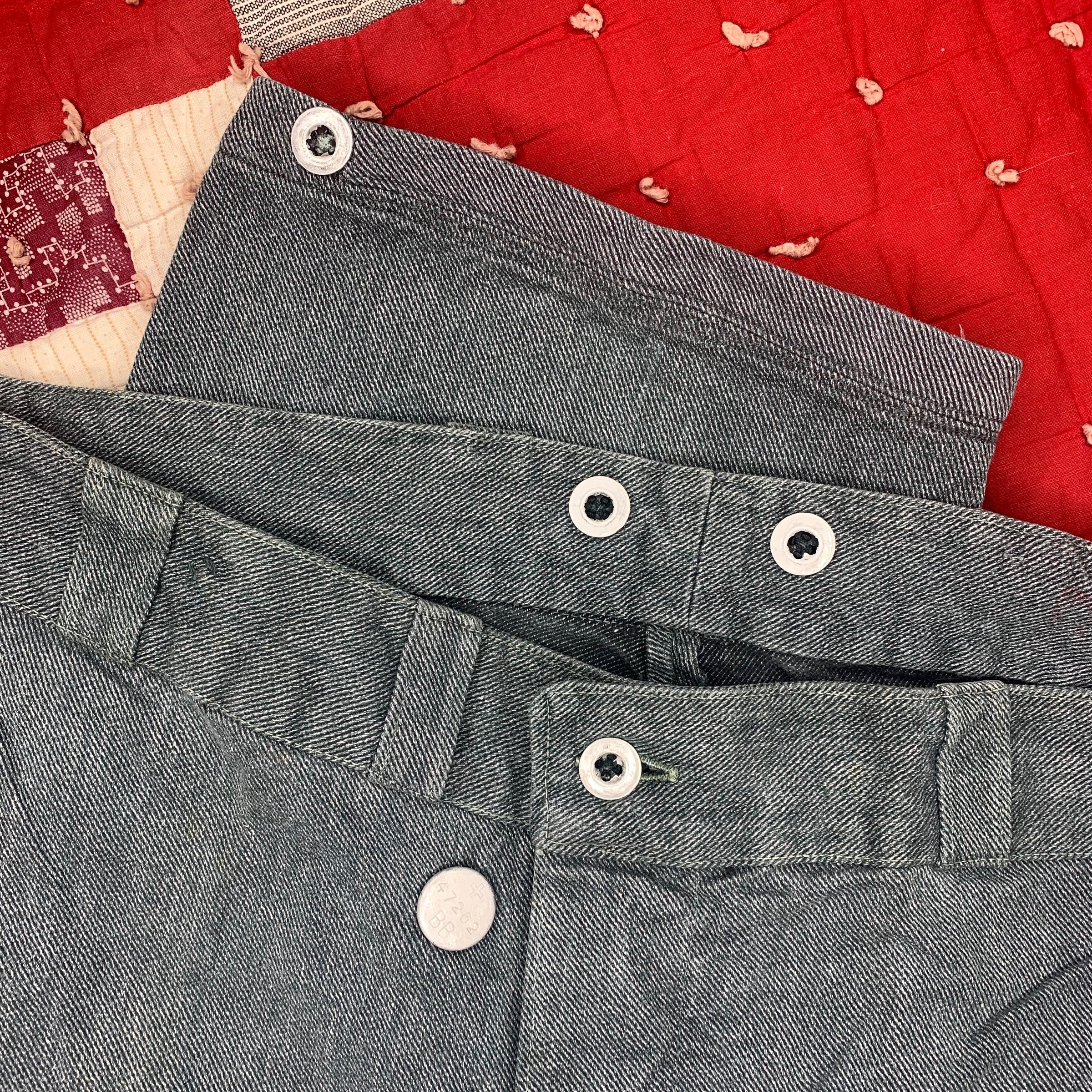1930’s/1940’s Swiss Military Denim Pants 35” Waist