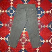 1930’s/1940’s Swiss Military Denim Pants 35” Waist