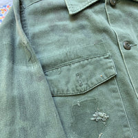 1960's-1970's Third Pattern Homemade Camo OG-107 Fatigue Shirt