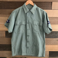1950's/1960's First Pattern Sage Green 507 Fatigue Shirt