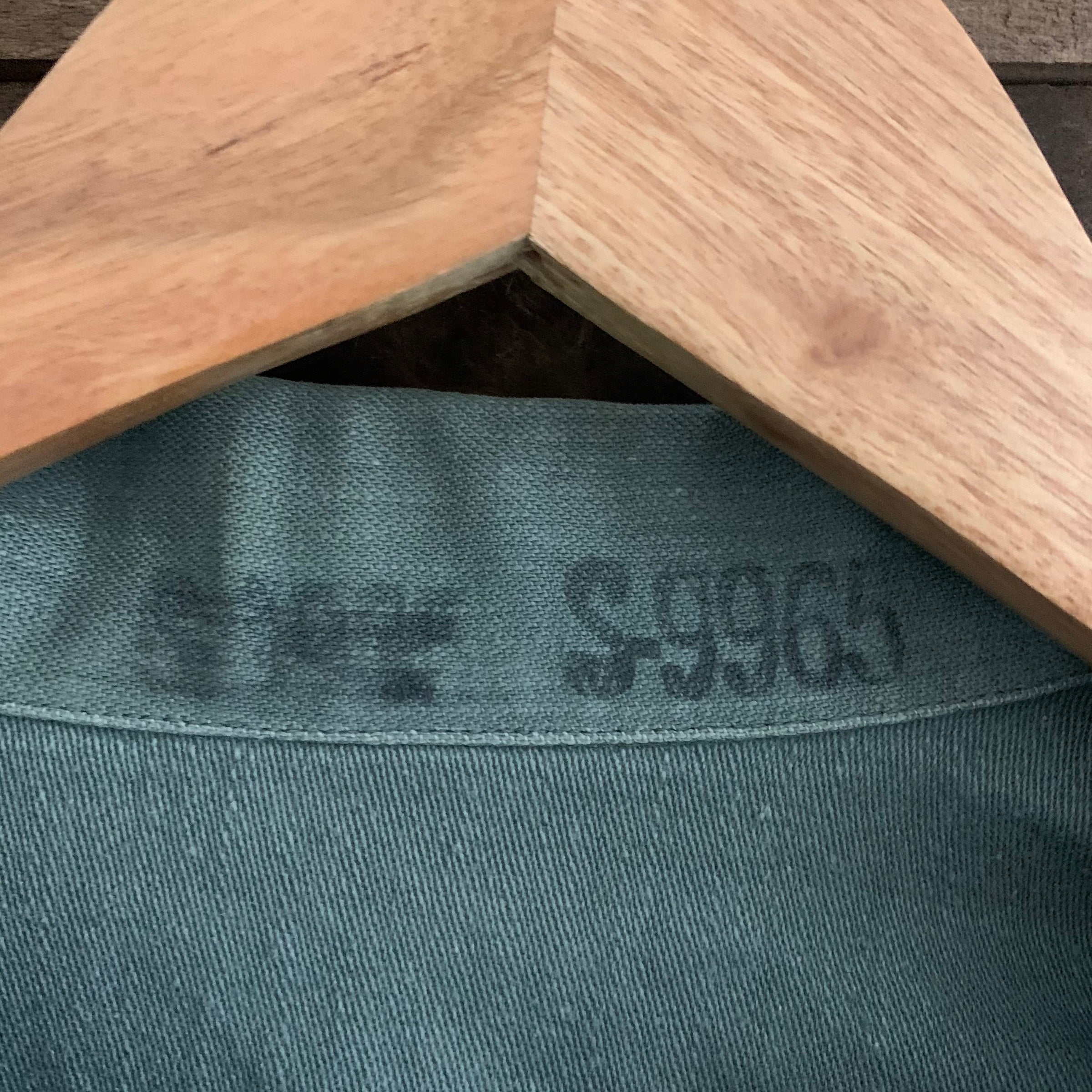 1950's/1960's First Pattern Sage Green 507 Fatigue Shirt