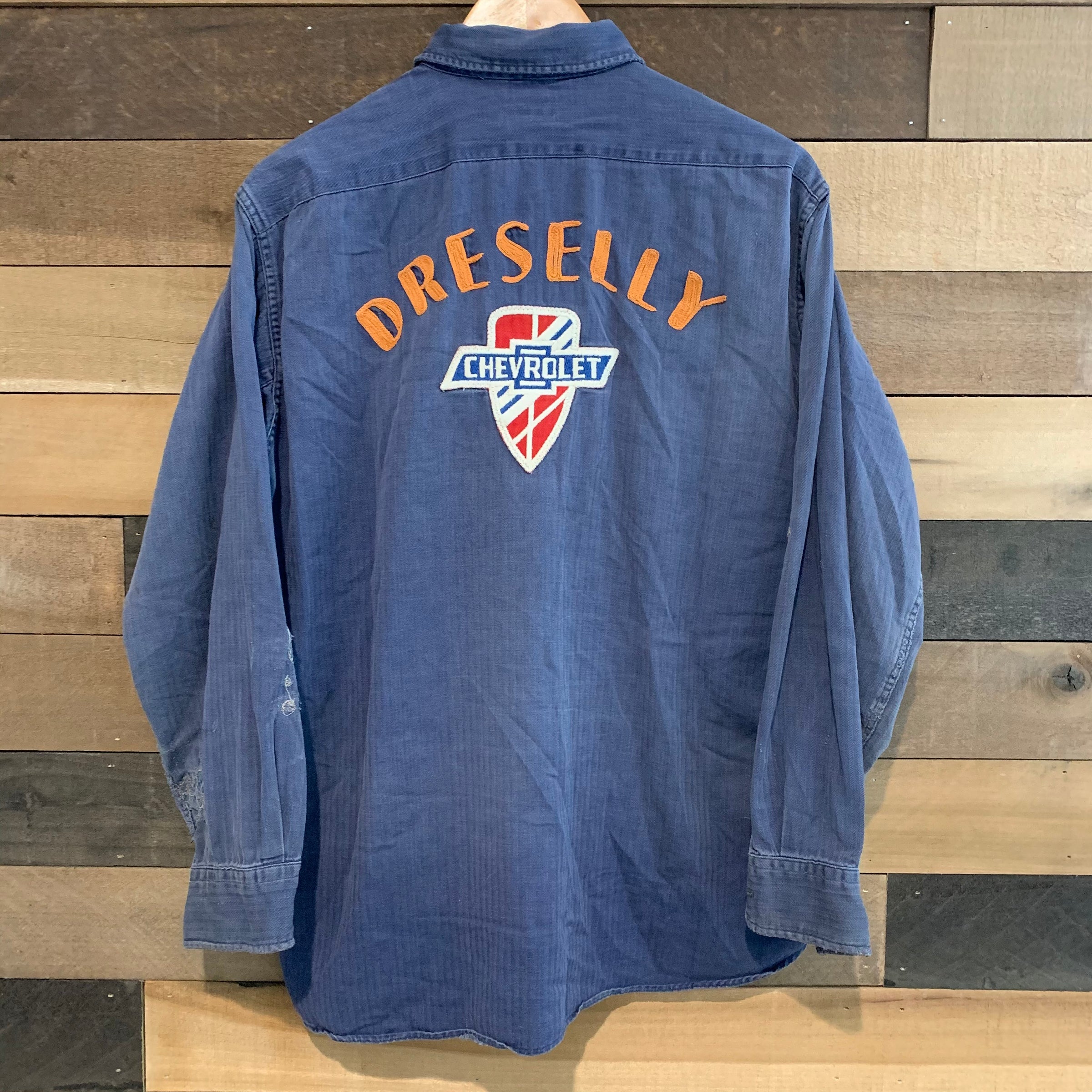 1950's Chevrolet Chainstitched Work Shirt