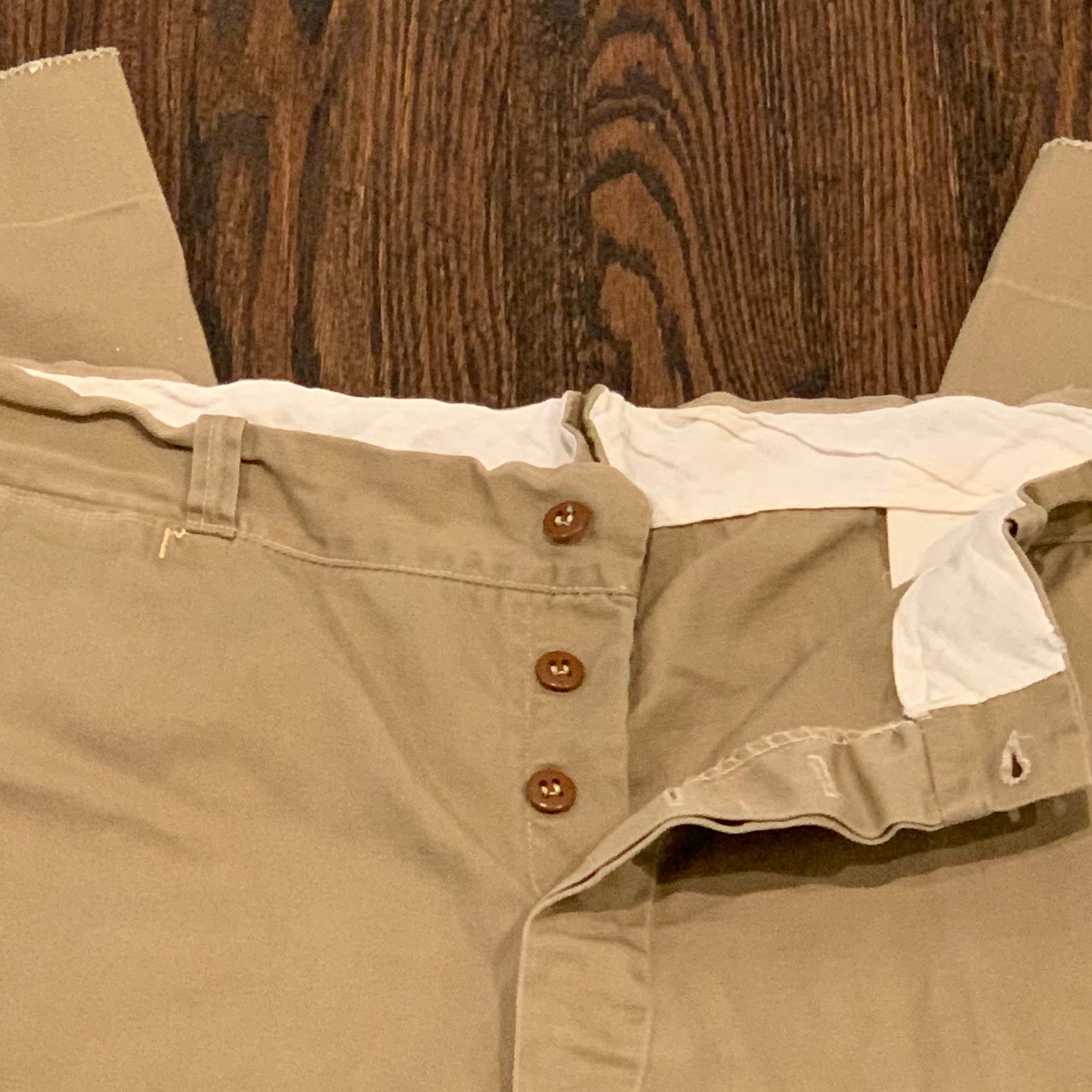 1950's Cropped Khaki Pants 34" Waist