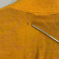 1950’s Sunflower Varsity Letterman Cardigan Sweater Medium